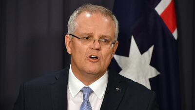 Australian Prime Minister Scott Morrison said Australia now recognises west Jerusalem as Israel's capital. AFP