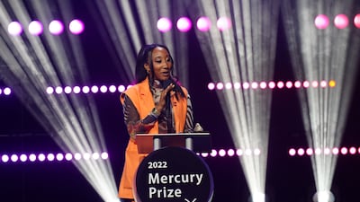 Jamz Supernova presents at the event. PA Media