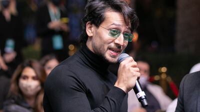 Bollywood actor Tiger Shroff at the Matrix Fight Night event in Dubai in 2020. Photo: Matrix Fight Night