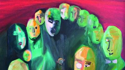 Prodeep Mookerjee sent us a reproduction of his oil on canvas, titled 'The Ecology Club', which speaks to his concerns about climate change.