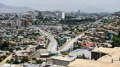 This photo taken on May 16, 2019 shows a general view of Kabul. There has been a wave of killings, kidnappings, and blackmail that have made Kabul an increasingly lawless city, where police -- who struggle to keep insurgent violence in check -- are often too overwhelmed to tackle other crimes.
- To go with story 'AFGHANISTAN-CONFLICT-CRIME' FOCUS by Emal Haidary
/ AFP / WAKIL KOHSAR / To go with story 'AFGHANISTAN-CONFLICT-CRIME' FOCUS by Emal Haidary