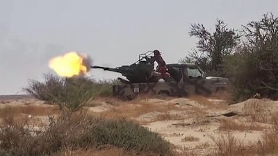 Yemeni government forces engage in clashes with the Houthi rebels. AFP