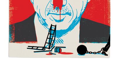 Illustration by Pep Montserrat for The National