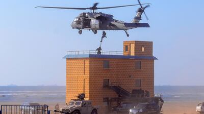 Union Fortress 5 military parade in Ajman. Wam