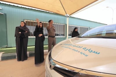 A total of 10 Saudi women made history on Monday when they were issued driving licences just weeks before the lifting of the ban on women driving in Saudi Arabia. CIC / Ministry of Media