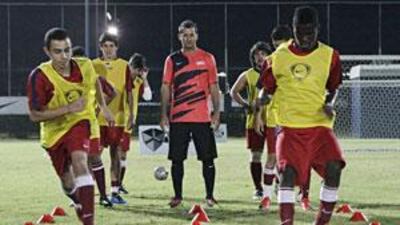 Claudio Maalouf, left, and Lukney Nascimento were among the winners at the Nike sponsored try-out for teenagers.
