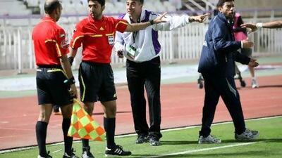 Alexandre Gallo, centre, will be aware of the rumours that Al Ain plan to replace him. Rich-Joseph Facun / The National