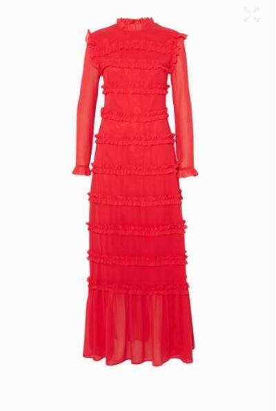 Rejina Pyo red Hadley dress. Ounass