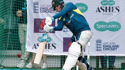 Steve Smith of Australia bats during the Australia nets session at Lord's Cricket Ground. Getty Images