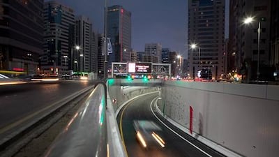 Several of the new radars are located along the Sheikh Zayed Street and tunnel. Silvia Razgova / The National