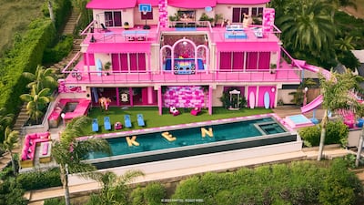 Airbnb will offer guests a chance to stay in Barbie's Malibu mansion in July. Photo: Hogwash Studios
