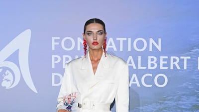 Alina Baikova attends the Monte Carlo Gala For Planetary Health on September 24, 2020. Getty Images