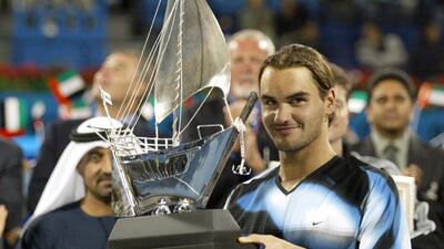 No 6 Dubai (2003) Federer had not exactly covered himself in glory in Dubai the year before by being accused of tanking by organisers in his defeat to Rainer Schuttler. But that was all forgotten this time around as he won a tournament he would go on to win a further seven times. He did not drop a set in five matches as he beat Jiri Novak in the final to lift the trophy. AFP