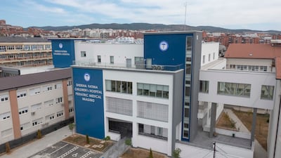 The hospital is built on an area of 11,000 square metres; it has four floors and 109 beds. Services provided include paediatric cardiology and paediatric surgery, emergency medicine and oncology.