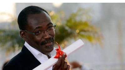 Mahamat-Saleh Haroun won the jury prize at the Cannes Film Festival in May.