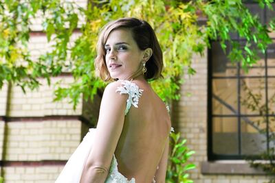 Emma Watson arrives for the first Earthshot Prize awards ceremony at Alexandra Palace in London, in October 2021. PA
