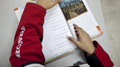 Arabic has a more complicated relationship between spelling and pronunciation than English, a factor that could affect the way the eye behaves when it recognises words. Silvia Razgova / The National