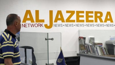 Staff at Al Jazeera's London office are set to strike over pay next month. Ahmad Gharabli/ AFP