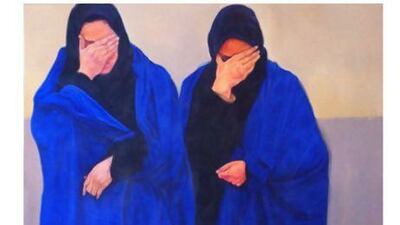 Defaced is an exhibition of works by Shohreh Mehran, at Etemad Gallery. Cortesy Etemad Gallery