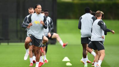 Liverpool defender Virgil van Dijk, left. Getty