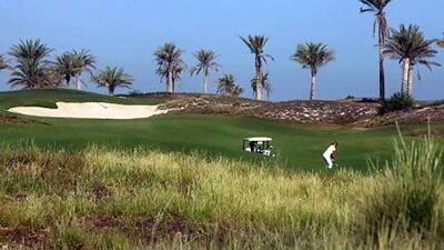 Saadiyat Beach Golf Club in Abu Dhabi. Delores Johnson / The National )