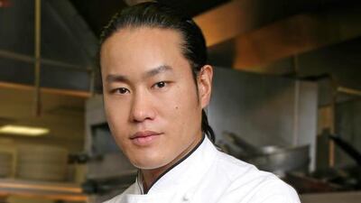 Jun Tanaka is preparing salt-crusted venison at Taste of Abu Dhabi. Courtesy Taste of Abu Dhabi