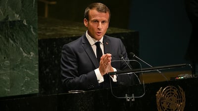 Emmanuel Macron laid out what he said were the conditions for reducing tensions with Iran and said Tehran's ballistic missile programme, which was unchecked in the 2015 nuclear deal, needs to be tackled. Bloomberg