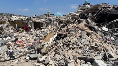 Ruins in Nabatieh, southern Lebanon. Jamie Prentis / The National