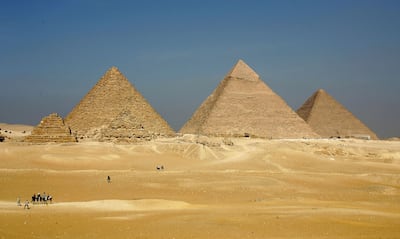Shakira is set to return to the pyramids for a concert on November 28. Getty Images