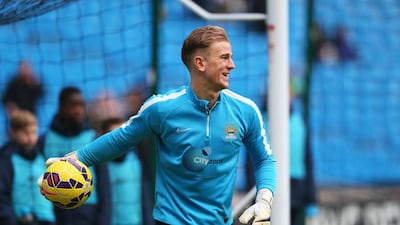 Joe Hart of Manchester City. Getty Images