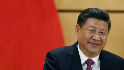 Chinese President Xi Jinping delivers a speech during a high-level event at the United Nations European headquarters in Geneva. Denis Balibouse /AFP Photo