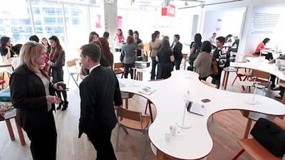 There was a good turnout of women entrepreneurs at a recent breakfast meeting of Make Business Hub in Dubai. Jeffrey E Biteng / The National