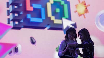 Microsoft's 50th anniversary at its headquarters, on April 4, in Redmond, Washington. The company will shut down its 21-year-old video calling platform Skype early next month. AP