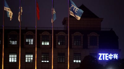 After the ban’s imposition, ZTE ran out of inventory and had no way to replenish it. Chinatopix / Associate Press