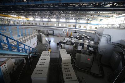 The storage ring at Sesame. Salah Malkawi for The National