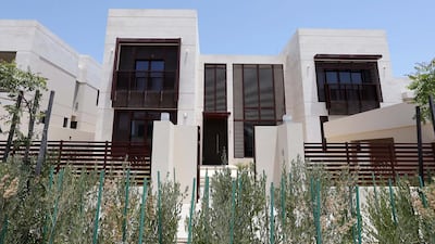 The largest villas in Hidd Al Saadiyat measure more than 29,000 square feet. Pictured is a seven bedroom villa. Pawan Singh / The National