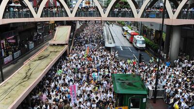 These liberties inlcude free speech and the right to protest. Dale De La Rey/AFP Photo