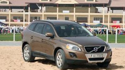 Wearing a badge as big as a small plate, there is no mistaking this car is a Volvo.