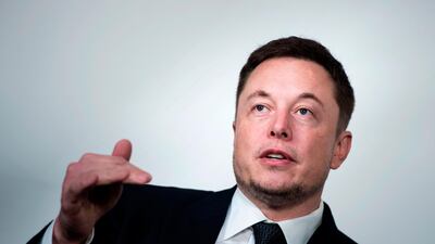 Elon Musk, the Tesla chief executive. The electric car maker plans to raise $1.5bn to boost production of its cheaper Model 3 car. Brendan Smialowski / AFP