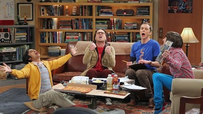 Kunal Nayyar, Johnny Galecki, Jim Parsons and Simon Helberg in a scene from The Big Bang Theory. Production on a new season of The Big Bang Theory is being delayed due to a contract dispute with its top actors. The series is heading into its eighth season, and the Warner Bros is trying to hammer out new deals with actors Jim Parsons, Johnny Galecki, Kaley Cuoco, Simon Helberg and Kunal Nayyar. AP