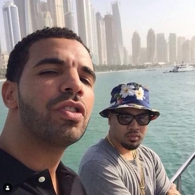 Drake is a big fan of Dubai. Instagram