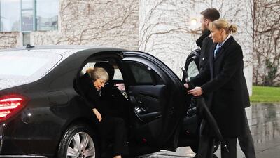Theresa May is currently on a whistle stop tour of Europe calling on the leaders of the Netherlands, Germany and EU in Brussels looking for new guide lines for her Northern Ireland backstop. EPA