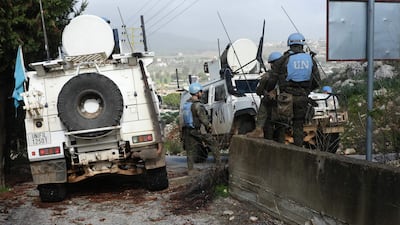 UN peacekeeping forces in Lebanon have repeatedly warned of obstruction by Israeli troops. AFP