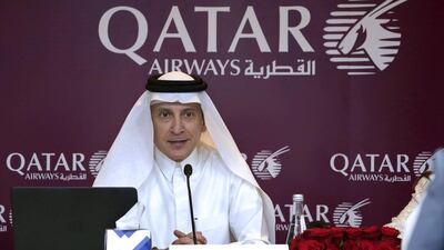 Akbar Al Baker, the chief executive of Qatar Airways, says that the terms and conditions of working for them require a culture where people have to deliver. Jeffrey E Biteng / The National