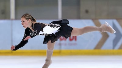 Ukrainian Anastasiya Kononenko says her first-place finish at the Sheikha Fatima bint Mubarak competition at the Zayed Sports City in Abu Dhabi will help chances of qualifying for the 2016 European Open and the 2018 Pyeongchang Winter Olympics. Silvia Razgova / The National