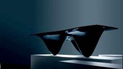 It seems almost liquid as the light catches its contours.