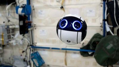 The Int-Ball is currently in use at the International Space Station. Courtesy Jaxa