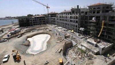 Apartments under construction at the Limassol Marina development in Cyprus, home to many Russians. Chris Ratcliffe / Bloomberg