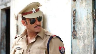 Salman Khan plays Chulbul Pandey. Courtesy Arbaaz Khan Productions
