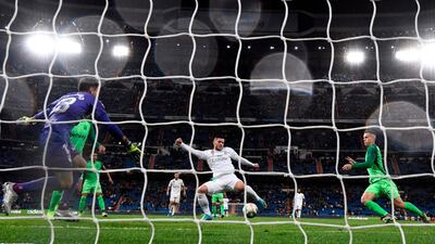Luka Jovic scores for Real Madrid. AFP